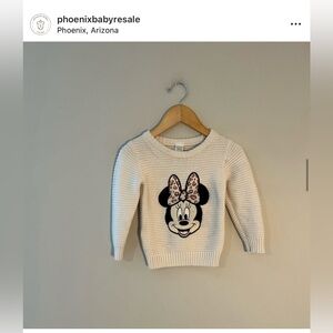 Disney Baby Minnie Mouse Sweater 24‎ months